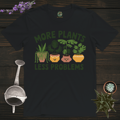 Sproutsmith T-Shirt Black / S More Plants Less Problems T-Shirt