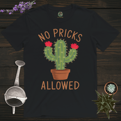 Sproutsmith T-Shirt Black / S No Pricks Allowed Cactus T-Shirt
