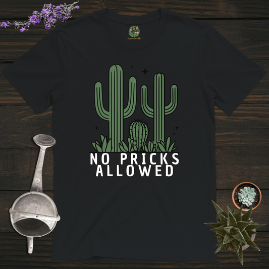 Sproutsmith T-Shirt Black / S No Pricks Allowed T-Shirt