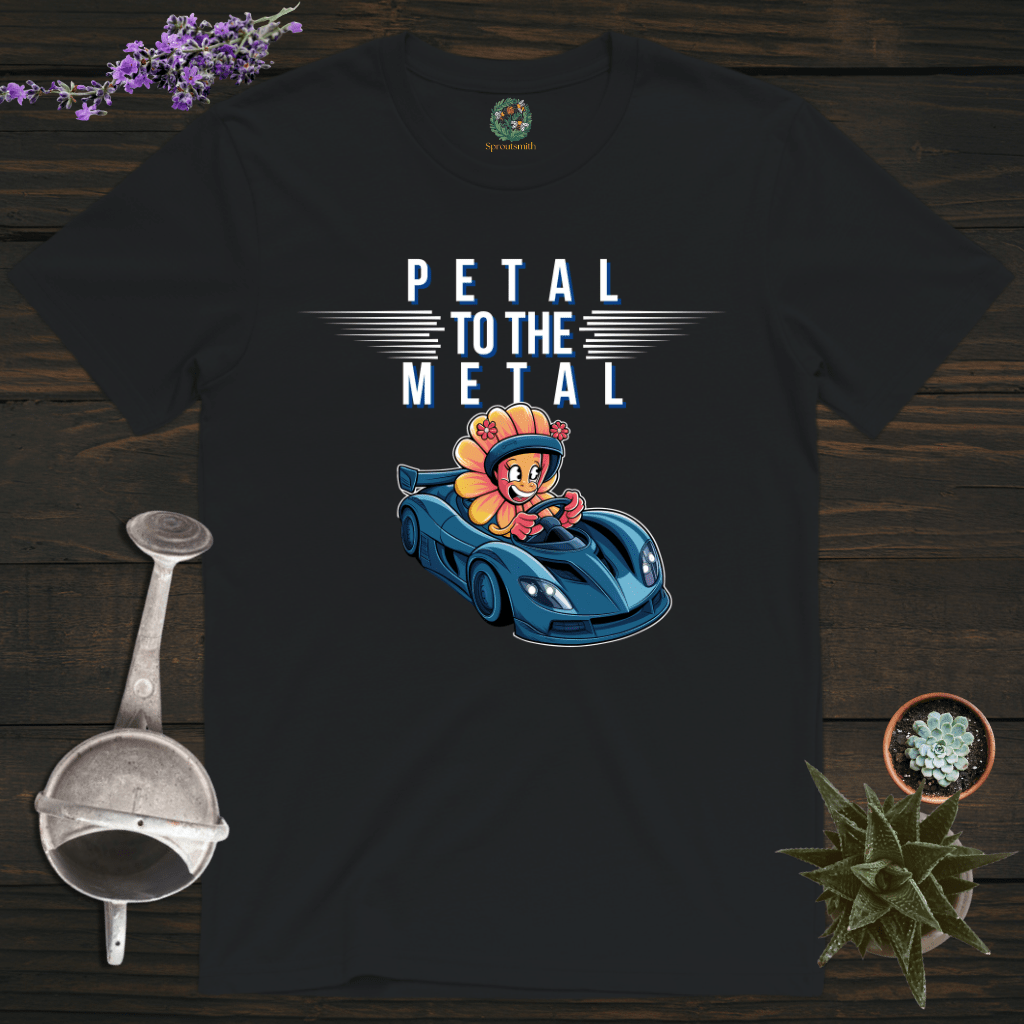 Sproutsmith T-Shirt Black / S Petal to the Metal T-Shirt