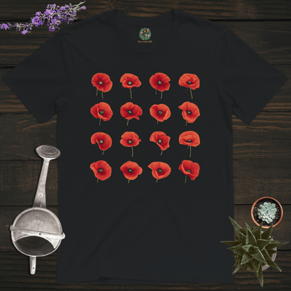Sproutsmith T-Shirt Black / S Poppies T-Shirt