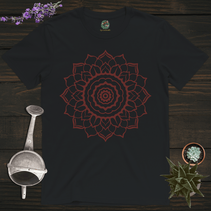Sproutsmith T-Shirt Black / S Rose Mandala T-Shirt