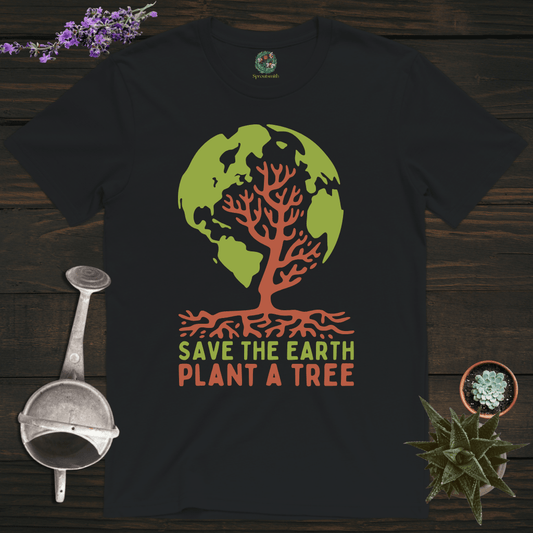 Sproutsmith T-Shirt Black / S Save the Earth T-Shirt