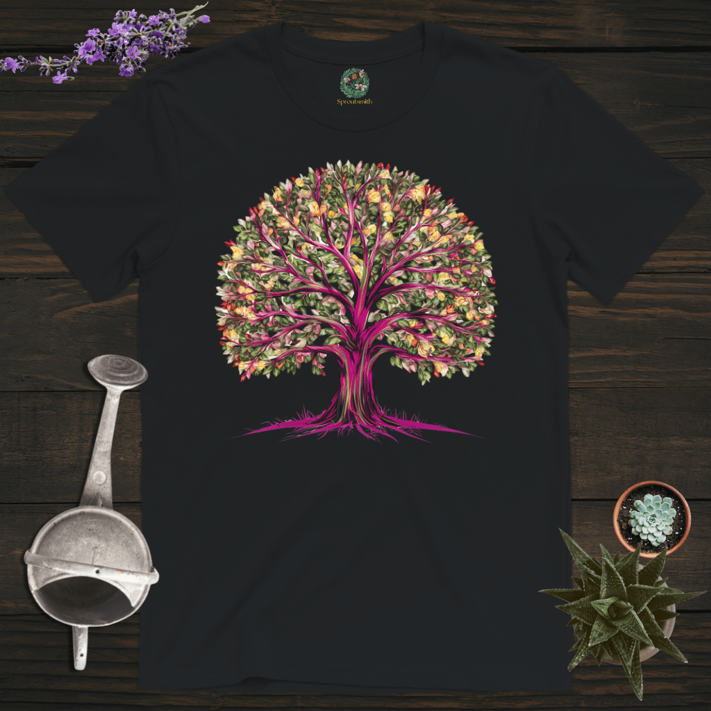 Sproutsmith T-Shirt Black / S Vibrant Tree T-Shirt