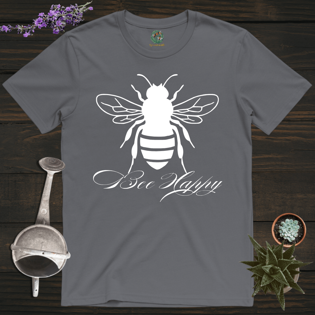 Sproutsmith T-Shirt Charcoal / S Bee Happy T-Shirt