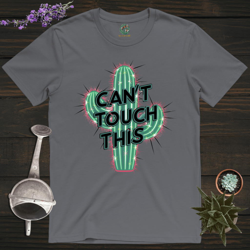 Sproutsmith T-Shirt Charcoal / S Can't Touch This Cactus T-Shirt