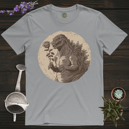 Sproutsmith T-Shirt Charcoal / S Dinosaur's Rose T-Shirt