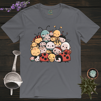Sproutsmith T-Shirt Charcoal / S Friendly Bugs T-Shirt