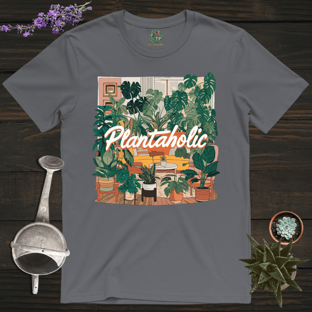 Sproutsmith T-Shirt Charcoal / S I'm a Plantaholic T-Shirt