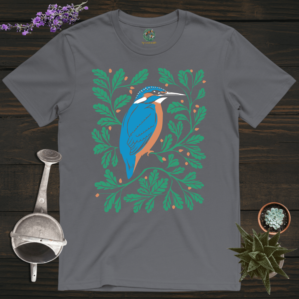 Sproutsmith T-Shirt Charcoal / S Majestic Kingfisher T-Shirt