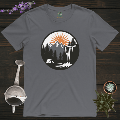 Sproutsmith T-Shirt Charcoal / S Sunset at Camp T-Shirt