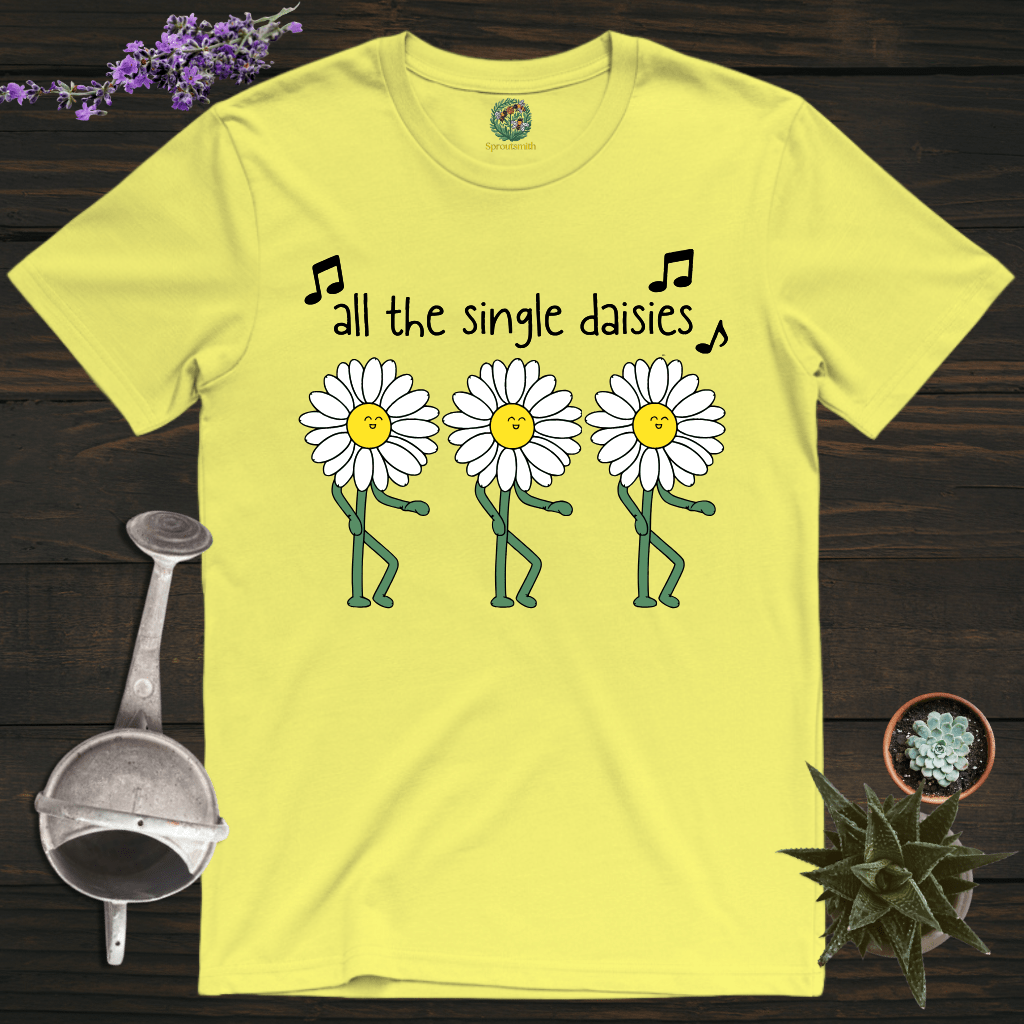 Sproutsmith T-Shirt Cornsilk / S All the Single Daisies T-Shirt