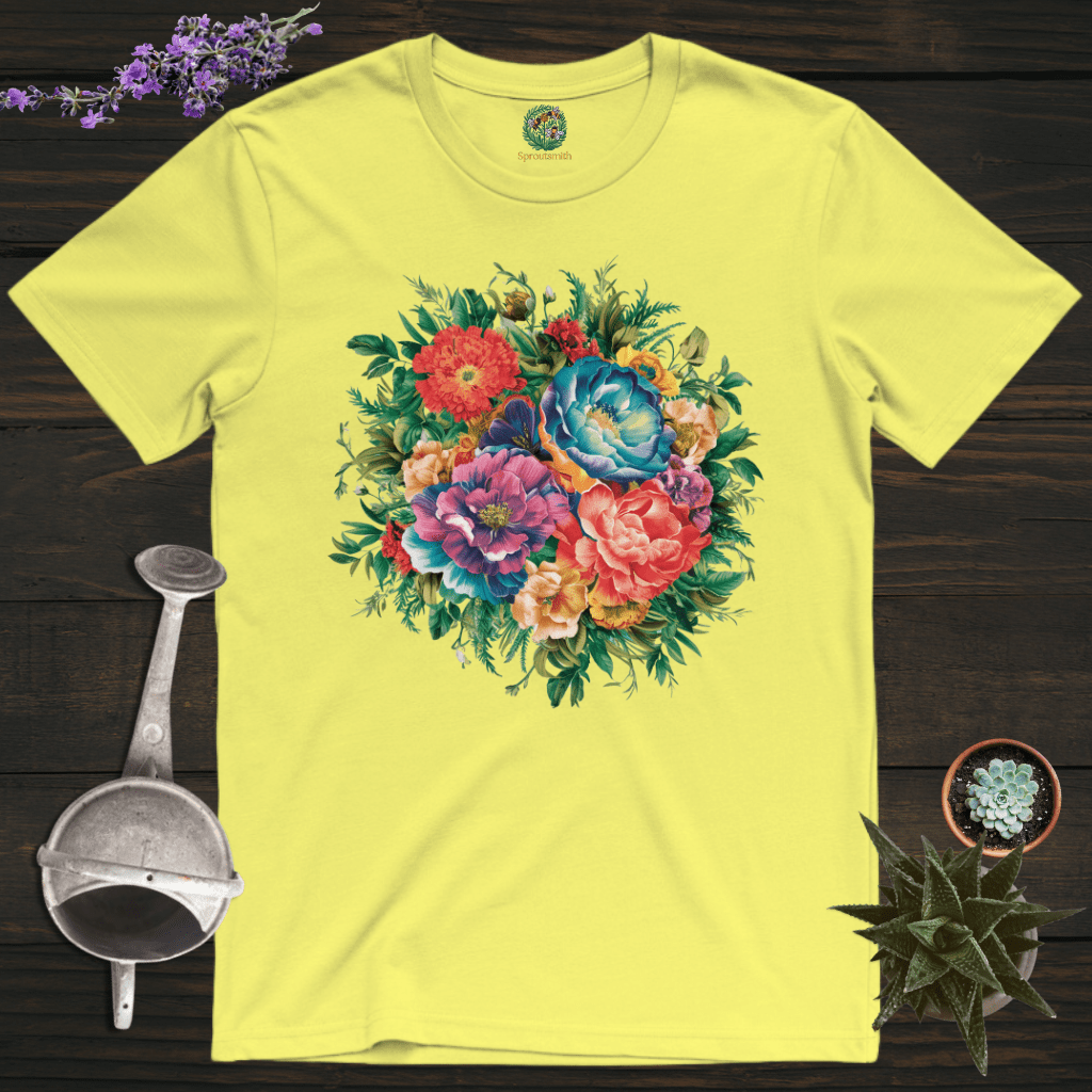 Sproutsmith T-Shirt Cornsilk / S Blooming Flowers T-Shirt