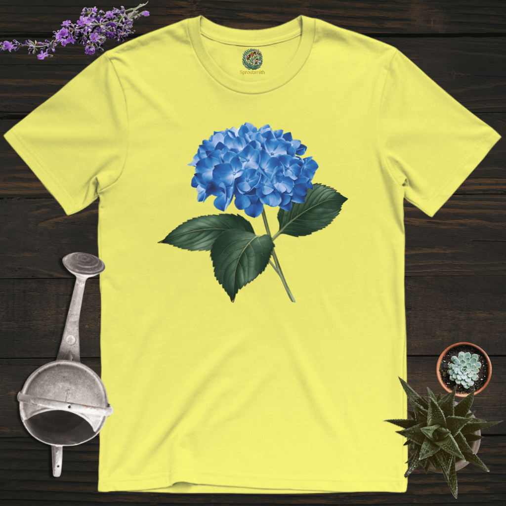 Sproutsmith T-Shirt Cornsilk / S Blue Hydrangea T-Shirt