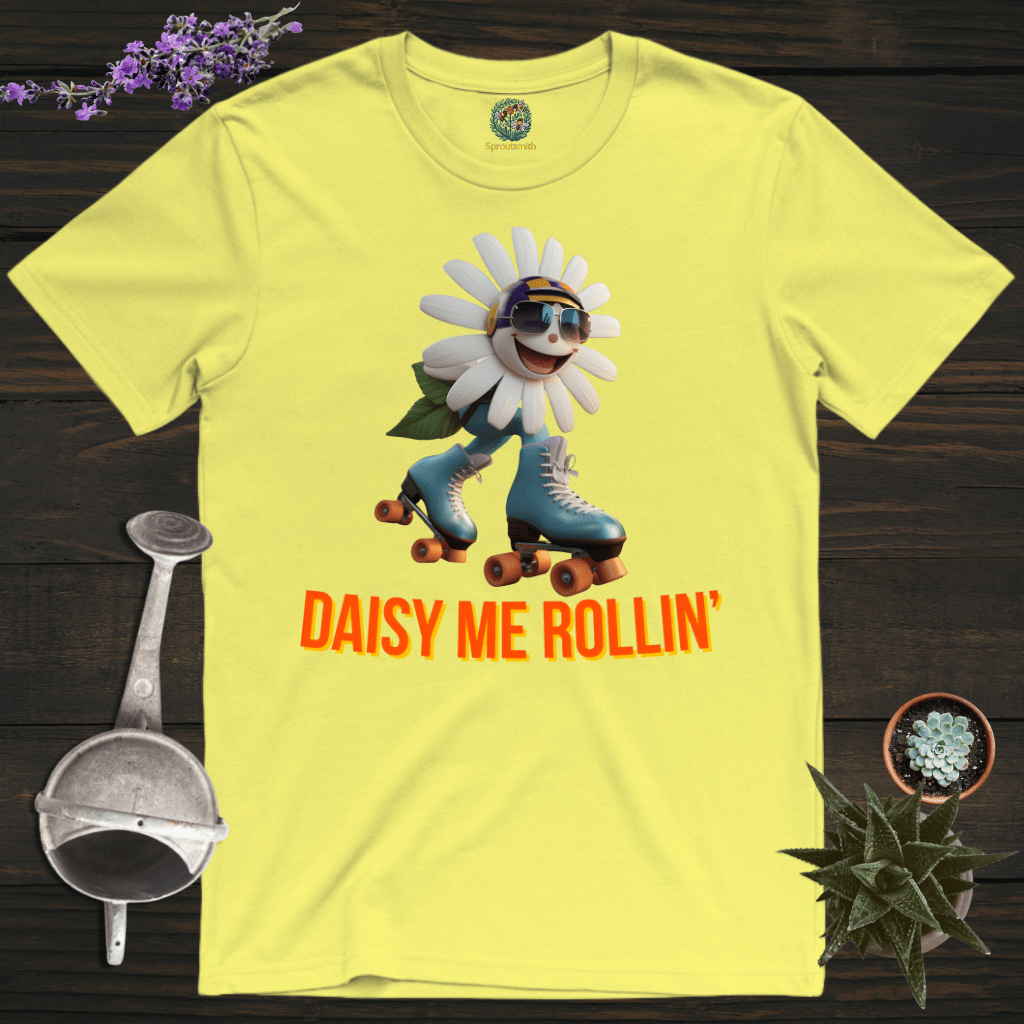 Sproutsmith T-Shirt Cornsilk / S Daisy Me Rollin' T-Shirt