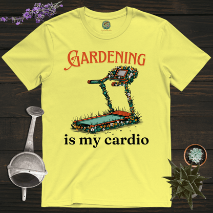 Sproutsmith T-Shirt Cornsilk / S Gardening Is My Cardio T-Shirt