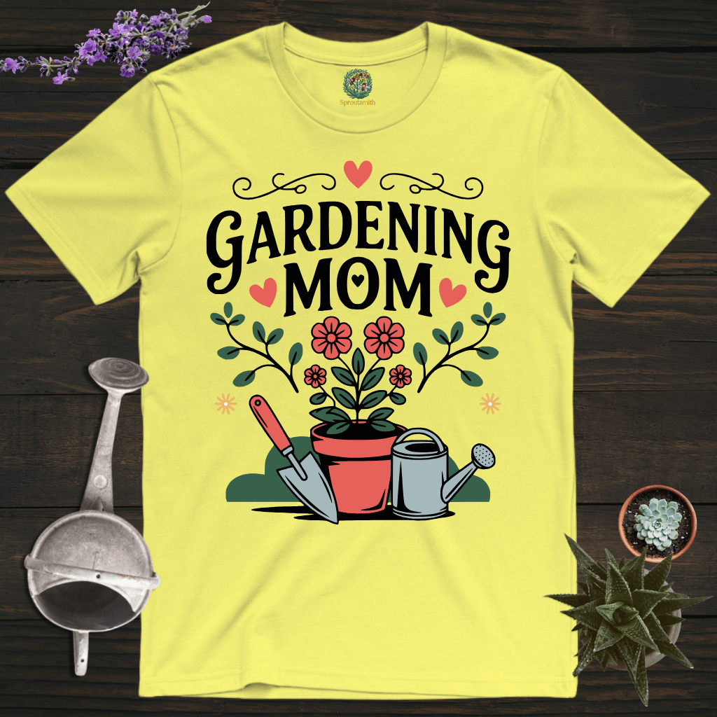 Sproutsmith T-Shirt Cornsilk / S Gardening Mom T-Shirt