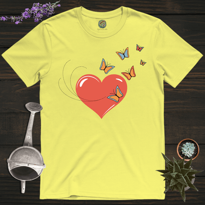 Sproutsmith T-Shirt Cornsilk / S Heart Flutter T-Shirt