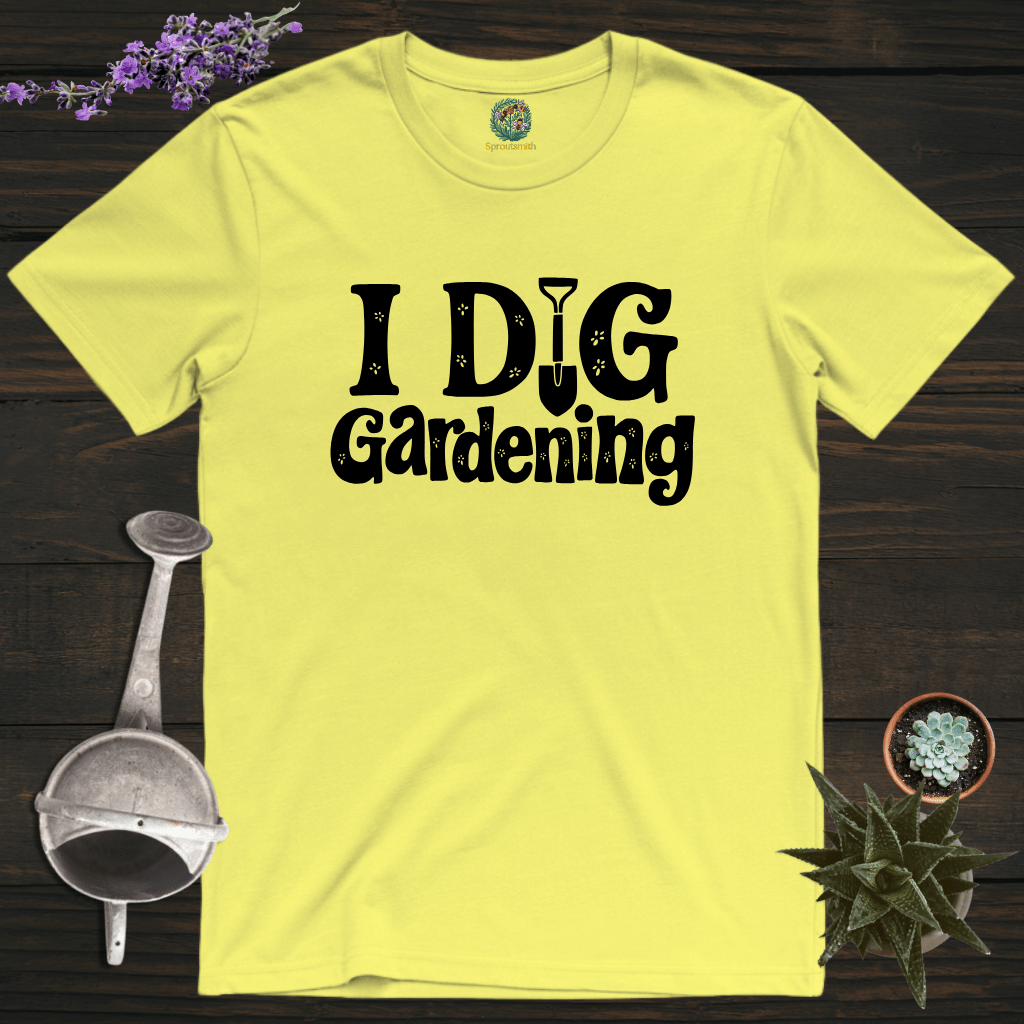 Sproutsmith T-Shirt Cornsilk / S I Dig Gardening T-Shirt
