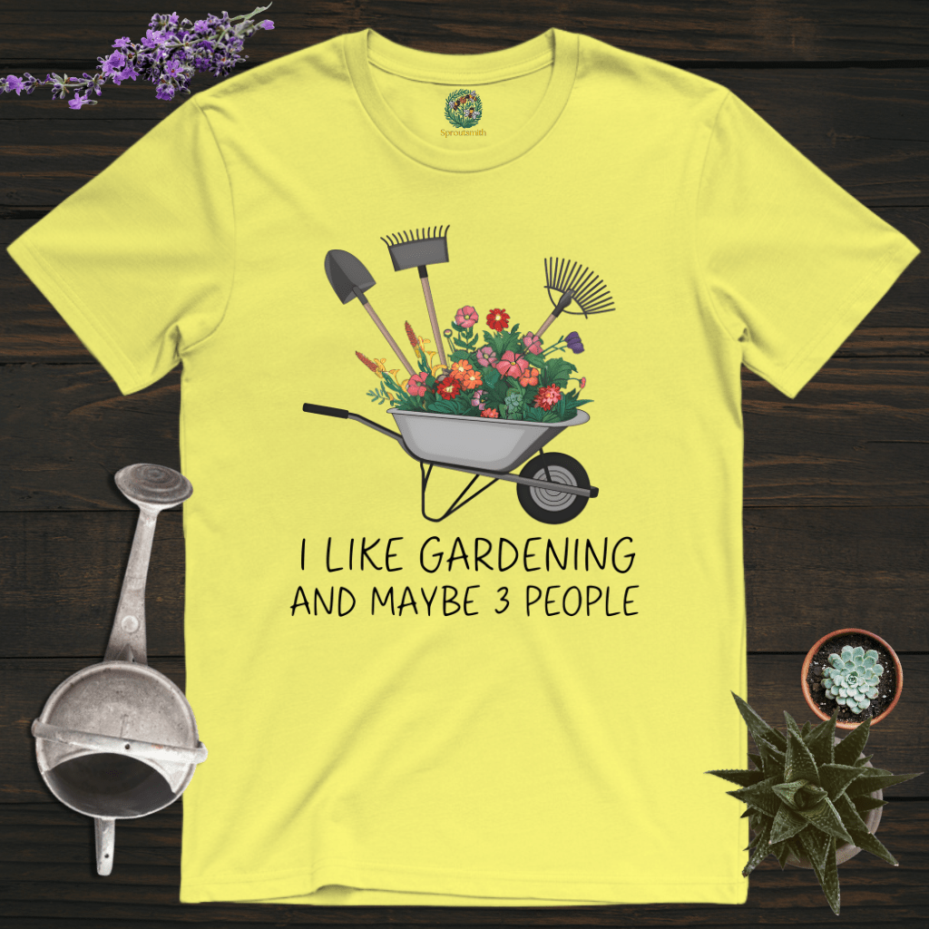 Sproutsmith T-Shirt Cornsilk / S I Like Gardening T-Shirt