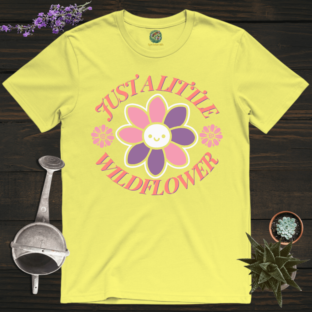 Sproutsmith T-Shirt Cornsilk / S Just a Little Wildflower T-Shirt