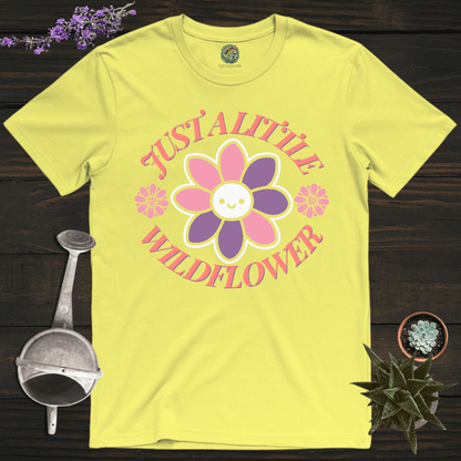 Sproutsmith T-Shirt Cornsilk / S Just a Little Wildflower T-Shirt