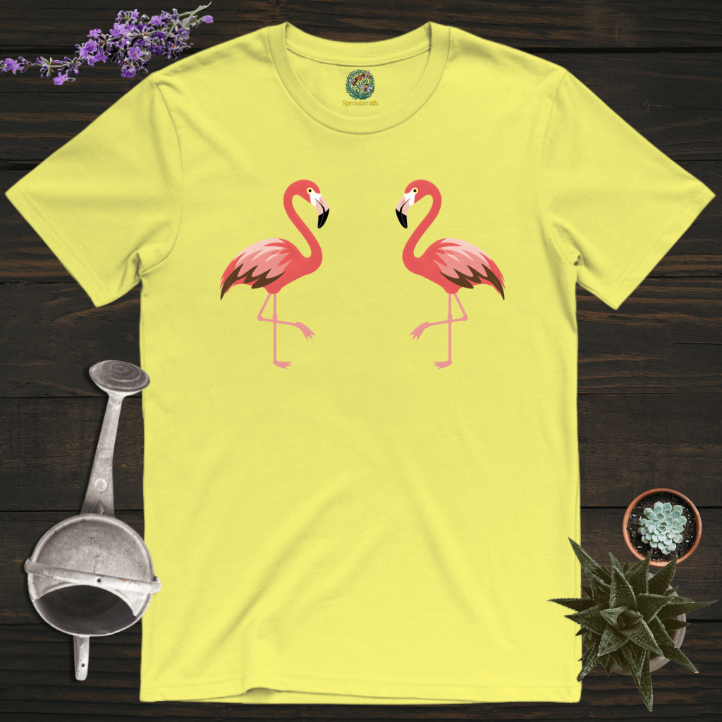 Sproutsmith T-Shirt Cornsilk / S Pink Flamingo T-Shirt