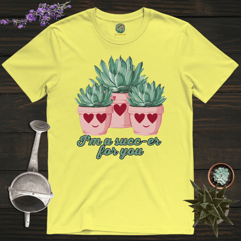 Sproutsmith T-Shirt Cornsilk / S Succ-er For You T-Shirt