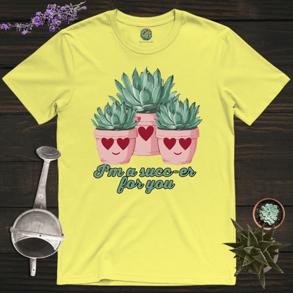 Sproutsmith T-Shirt Cornsilk / S Succ-er For You T-Shirt