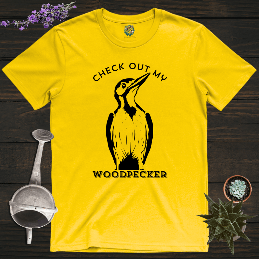 Sproutsmith T-Shirt Daisy / S Check out My Woodpecker T-Shirt