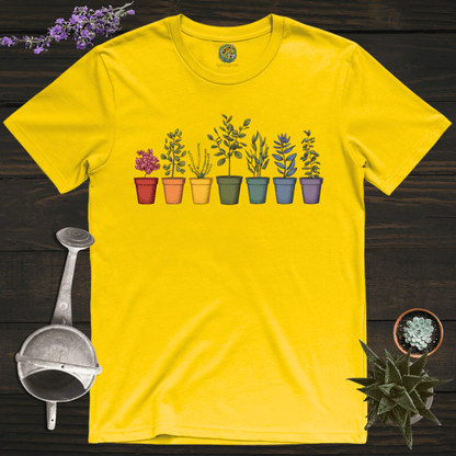 Sproutsmith T-Shirt Daisy / S Rainbow Plant Pots T-Shirt