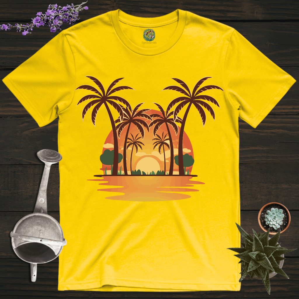 Sproutsmith T-Shirt Daisy / S Sunset Palms T-Shirt