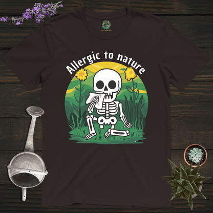 Sproutsmith T-Shirt Dark Chocolate / S Allergic to Nature T-Shirt