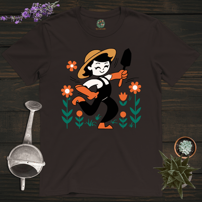Sproutsmith T-Shirt Dark Chocolate / S Dancing Gardener T-Shirt