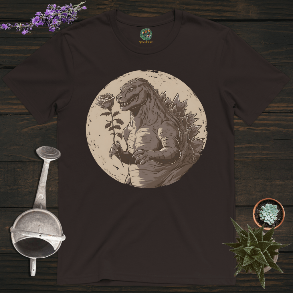 Sproutsmith T-Shirt Dark Chocolate / S Dinosaur's Rose T-Shirt