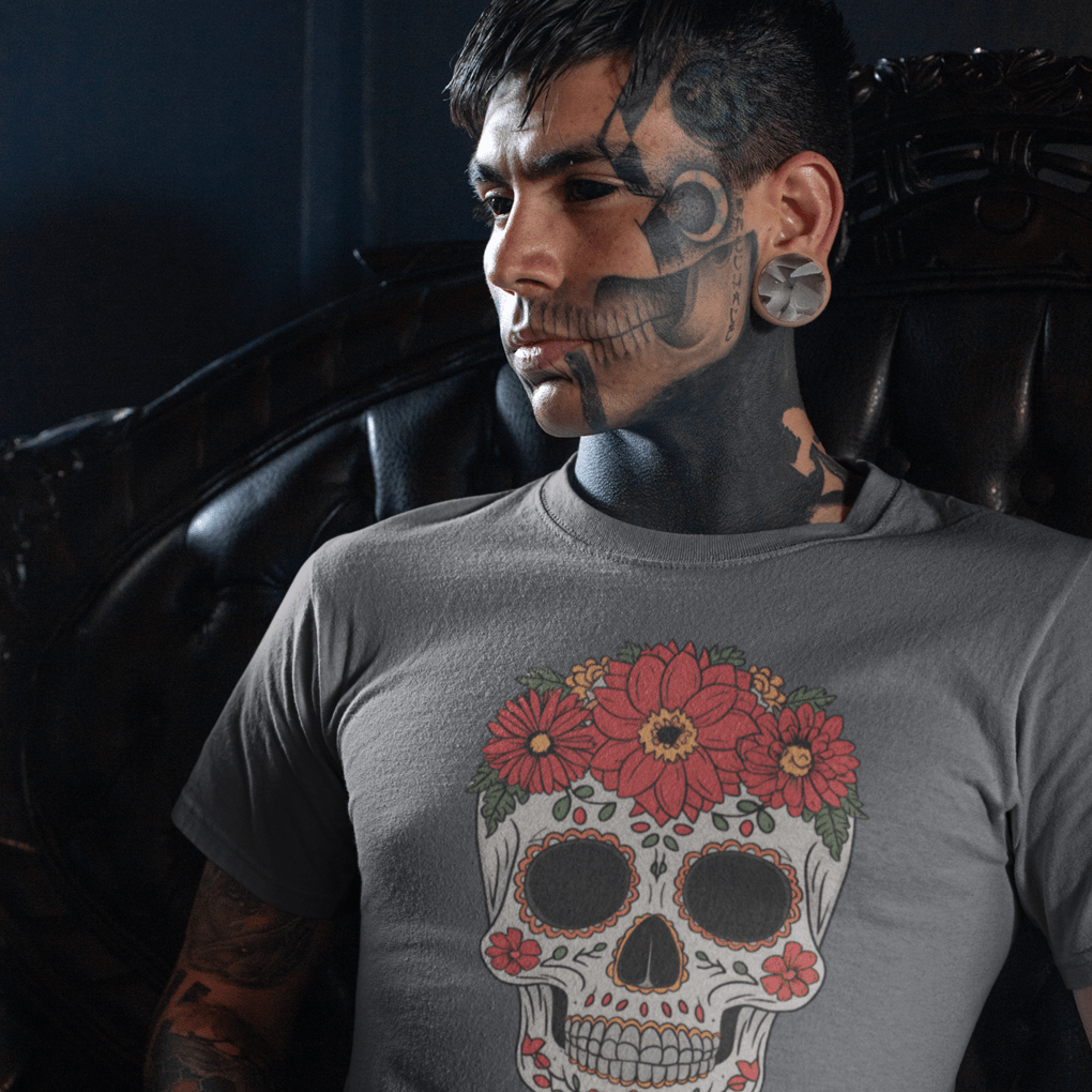 Sproutsmith T-Shirt Floral Skull T-Shirt