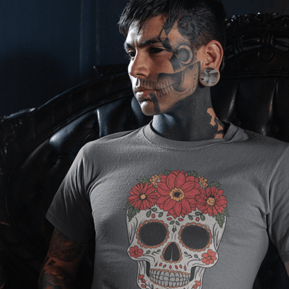Sproutsmith T-Shirt Floral Skull T-Shirt