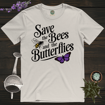 Sproutsmith T-Shirt Ice Grey / S Bees and Butterflies T-Shirt