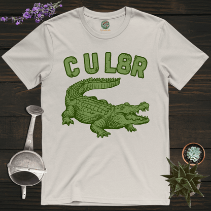 Sproutsmith T-Shirt Ice Grey / S C U L8R Alligator T-Shirt