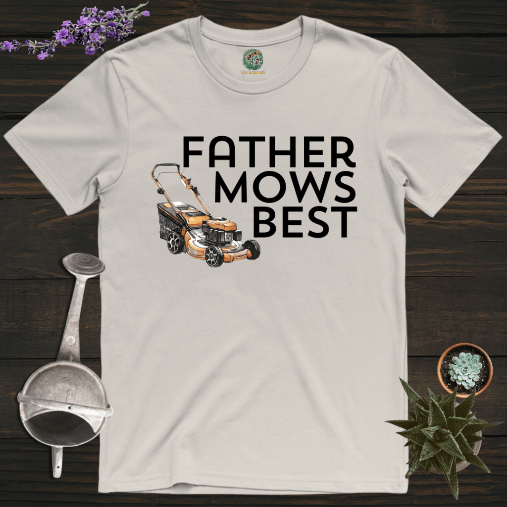 Sproutsmith T-Shirt Ice Grey / S Father Mows Best T-Shirt