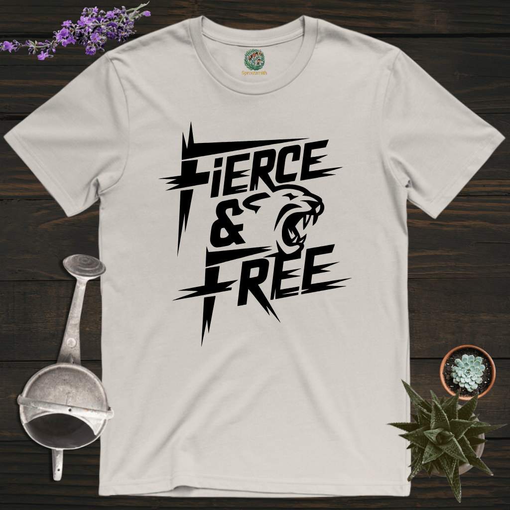 Sproutsmith T-Shirt Ice Grey / S Fierce and Free T-Shirt