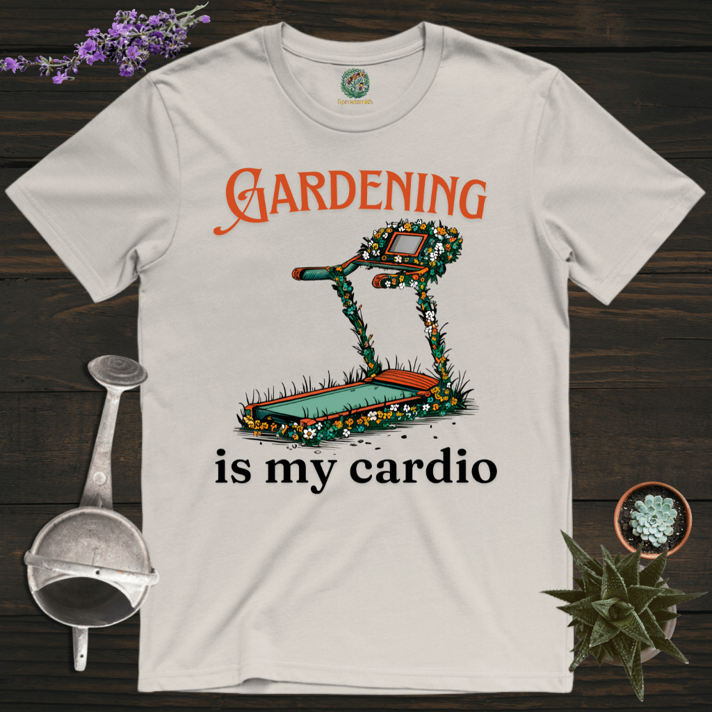 Sproutsmith T-Shirt Ice Grey / S Gardening Is My Cardio T-Shirt