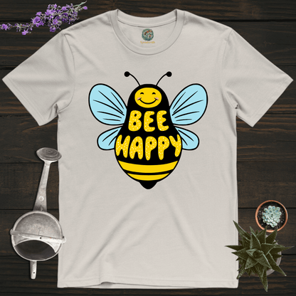 Sproutsmith T-Shirt Ice Grey / S Happy Bee T-Shirt