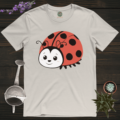 Sproutsmith T-Shirt Ice Grey / S Happy Ladybug T-Shirt