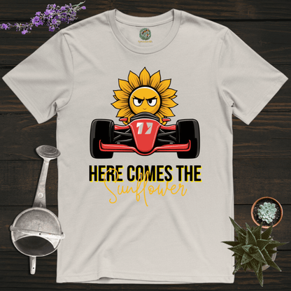 Sproutsmith T-Shirt Ice Grey / S Here Comes the Sunflower T-Shirt