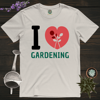 Sproutsmith T-Shirt Ice Grey / S I Heart Gardening T-Shirt