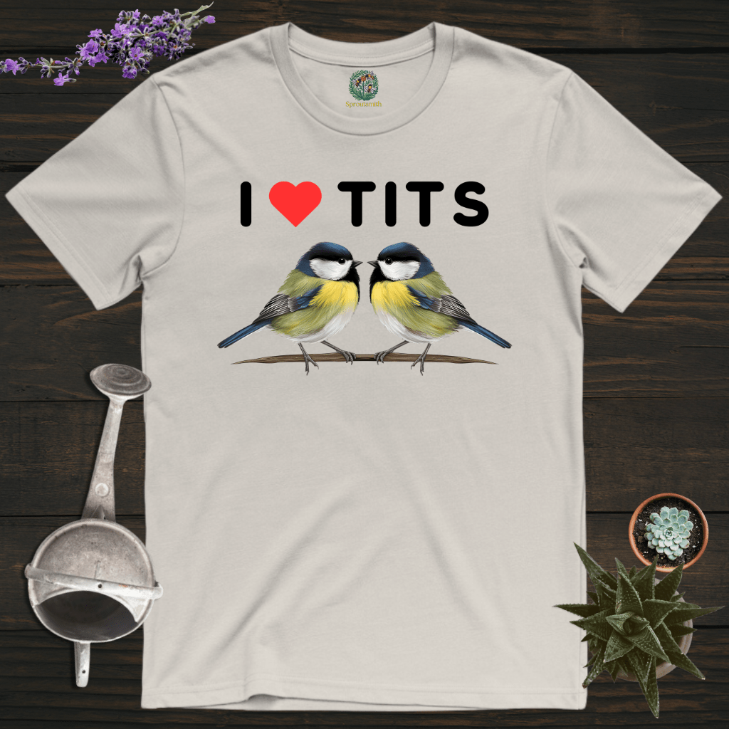 Sproutsmith T-Shirt Ice Grey / S I Love Tits T-Shirt