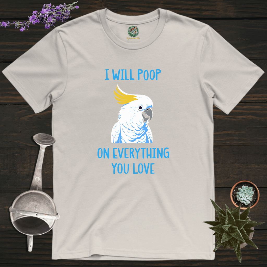 Sproutsmith T-Shirt Ice Grey / S I Will Poop T-Shirt