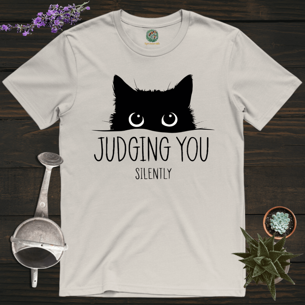 Sproutsmith T-Shirt Ice Grey / S Judging You Silently T-Shirt