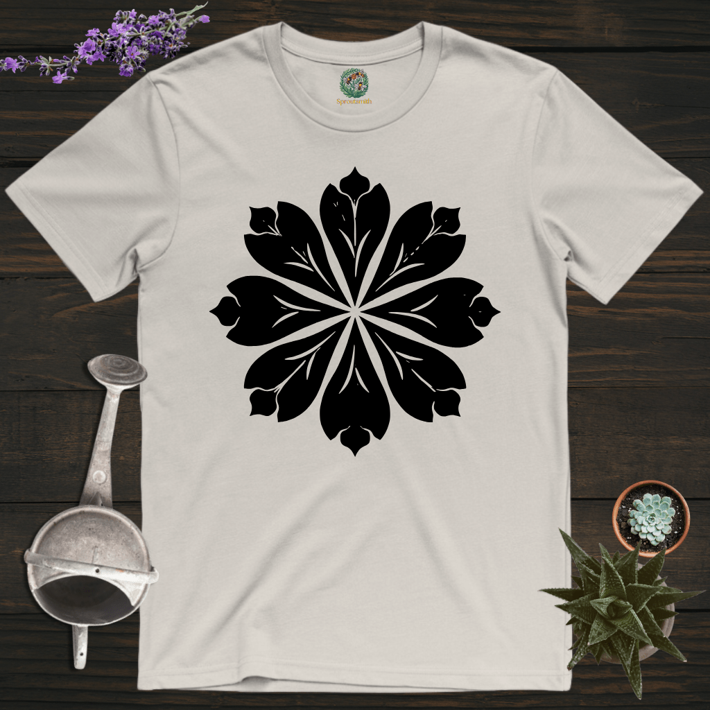 Sproutsmith T-Shirt Ice Grey / S Leaf Motif T-Shirt